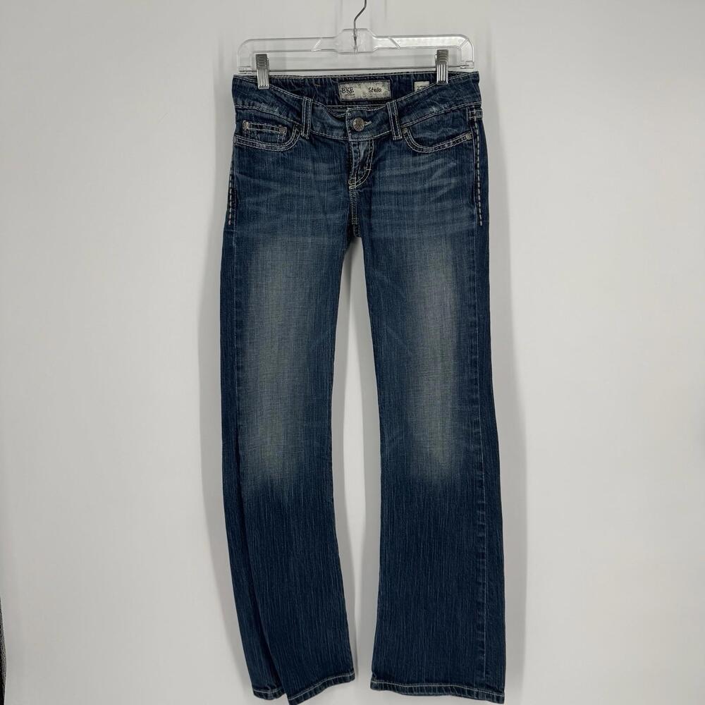 BKE Buckle jeans womens 27 stella flare low rise denim y2k 90s festival retro
